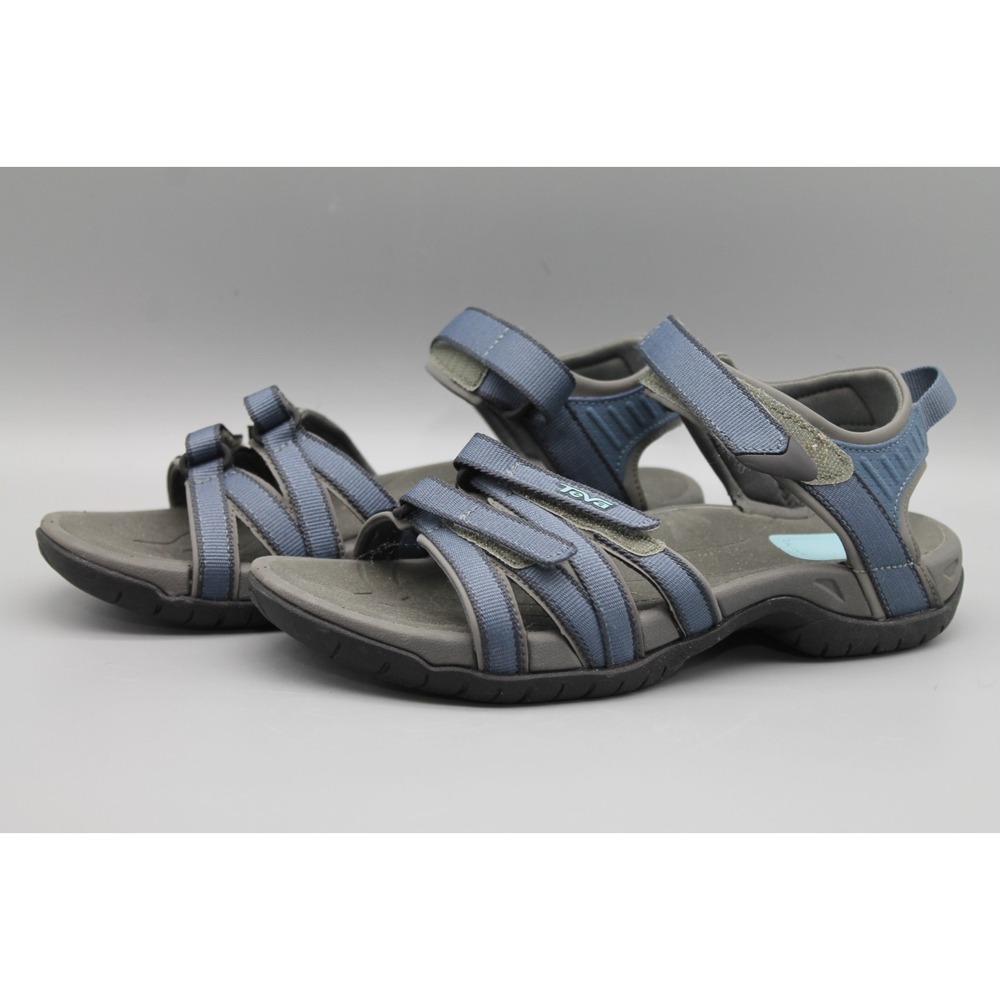 Teva Tirra Women’s Size 8 Blue Gray Strappy Sport Hiking Sandals